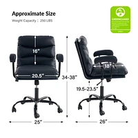 Bartholomew Modern Office Chair with Sgs International Certified Stainless Steel Gas Spring
