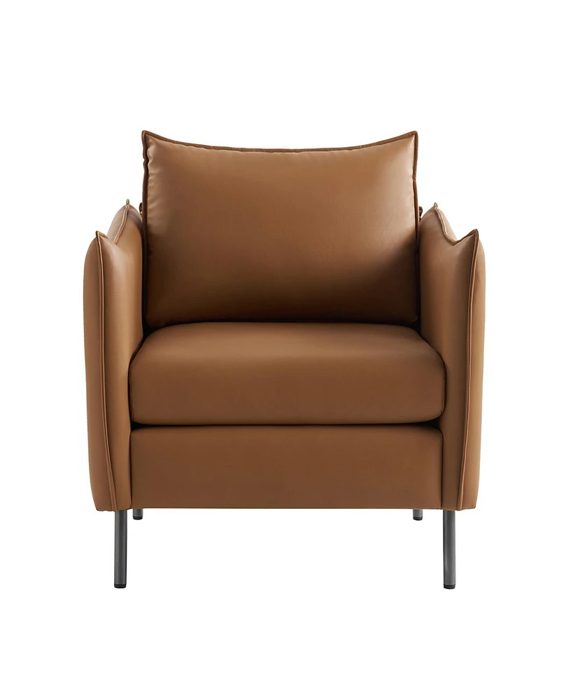 Hulala Home Cuthbert Modern Armchair with Anti-Scratch Fabric