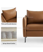 Hulala Home Cuthbert Modern Armchair with Anti-Scratch Fabric