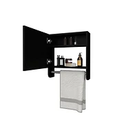 Fm Furniture Poston Medicine Cabinet With a Door And Included Mirror