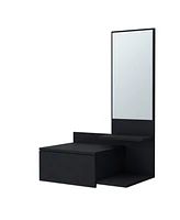 Fm Furniture Elgin Floating Vanity with Included Mirror