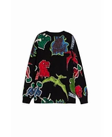 Desigual Boys Boys's Dinosaur hoodie