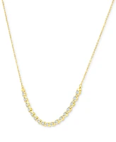 Diamond Curved Bar Collar Necklace (1-1/2 ct. t.w.) in 14k White or Yellow Gold, 16" + 2" extender