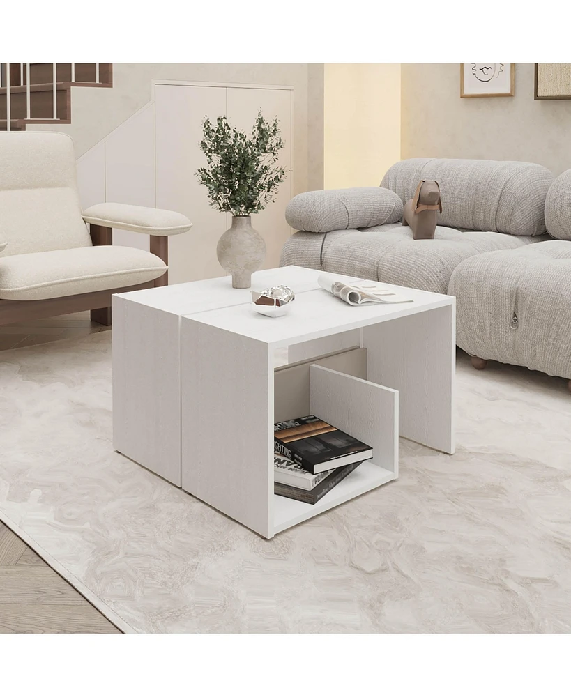 Fm Furniture Alpine Coffee Table with Open Storage (Single unit)