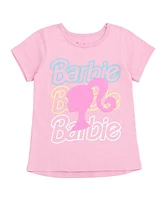 Barbie Girls 2 Pack Adaptive T-Shirts Sensory Friendly (4 - 7-8)