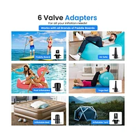 SereneLife Portable Electric Sup Air Pump, 110W