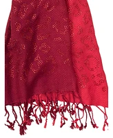 Olsen Rhinestone Leo Embellished Scarf