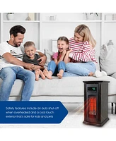 LifeSmart LifePro 1500 Watt 1500 Btu Infrared Quartz Indoor Tower Space Heater