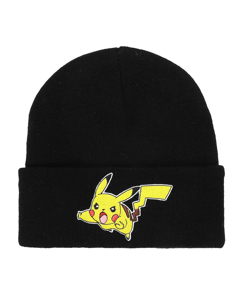 Pokemon Men's Pikachu Adult Knit Beanie