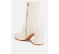 Bruna Square Toe Ankle Boots