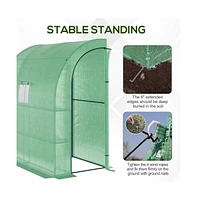 Slickblue Walk-in Mini Greenhouse for Efficient Plant Growth and Protection