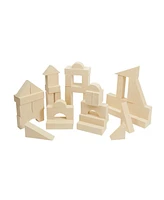 Kaplan Early Learning Jumbo Foam Blocks - Natural - 36 Pieces