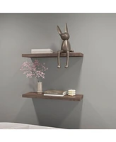 Fm Furniture Iva Floating Shelf in Melamine x2