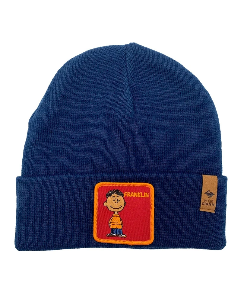 Peter Grimm Peanuts Franklin Acrylic Beanie Cap Hat