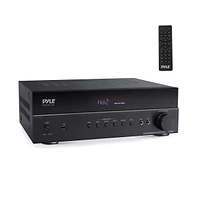 Pyle Hi-Fi Wireless Bluetooth Home Theater Receiver With 5.2 Channel Surround Sound, 4K Ultra Hd Support, MP3/Usb/Dac/Fm Radio, 1000 Watt