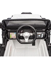 24V Kids Ride On 400W Electric toy car W/Parents Control, Four-wheel suspension, Front and rear Led searchlight, With Bluetooth, MP3,Usb, Music, Volum