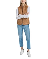 Andrew Marc Sport Women's Reversible Sherpa Quilted Vest