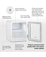 Cooluli Decor 1.7 cuft Glass Beverage Cooler