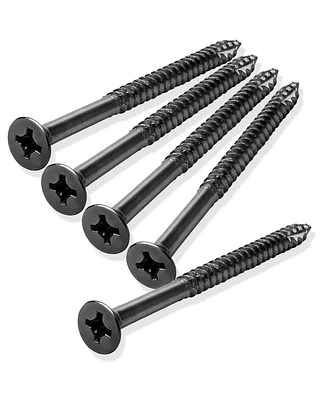 Cauldham Oil Rubbed Bronze Wood Screws #9 x 2-1/4 Inch for Door Hinges - 25 pack