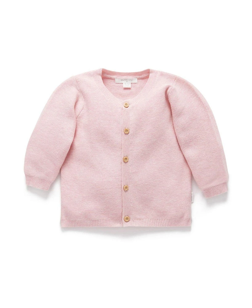 Purebaby Baby Girls Textured Cardigan