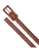 Michael Kors Women's Leather Covered Buckle Belt