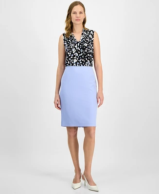 Kasper Women's Stretch Crepe Pencil Skirt, Regular & Petite