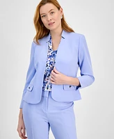 Kasper Women's Stretch Crepe Open-Front Blazer, Petite & Regular Sizes