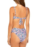 Raisins Juniors Printed Bikini Top V Waist Bottoms