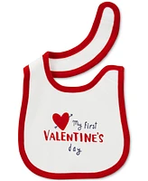 Carter's Baby First Valentine's Day Printed Cotton Bib