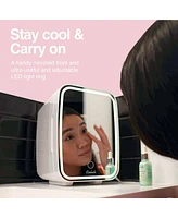 Cooluli Glow Beauty 4L Mini Fridge with Mirror Led