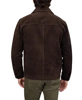 Bagatelle Homme Men's Faux Nubuck Trucker Jacket