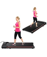 Slickblue Walking Pad Treadmill for Home Office - 300 lb Capacity Portable Under-Desk Walking Machine