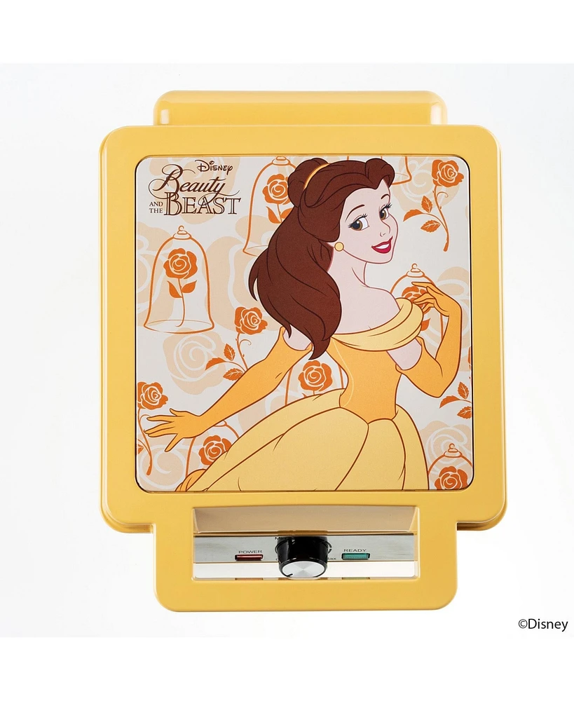 Uncanny Brands Disney Beauty and the Beast Deluxe Waffler - Belle and the Beast on Your Waffles