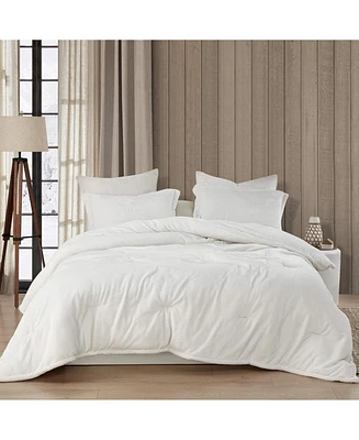 Coma Inducer Oversized King Comforter Set - Wait Oh What - Farmhouse White