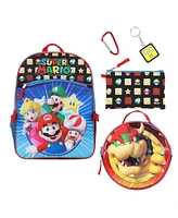 Super Mario Brothers 5-Piece Backpack & Lunchbox Set