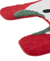 Vcny Home Snowman Holiday 2-Pc. Bath Rug Set