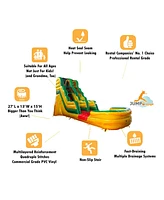 JumpOrange Commercial Grade Water Slide with Splash Pool (with Blower)