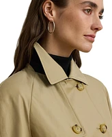 Lauren Ralph Women's Short Double-Breasted Trench Coat