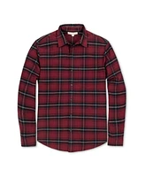 Hope & Henry Men's Brushed Flannel Button Down Shirt