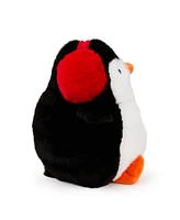 Geoffrey's Toy Box 6" Winter Penguin with Earmuffs Plush Toy