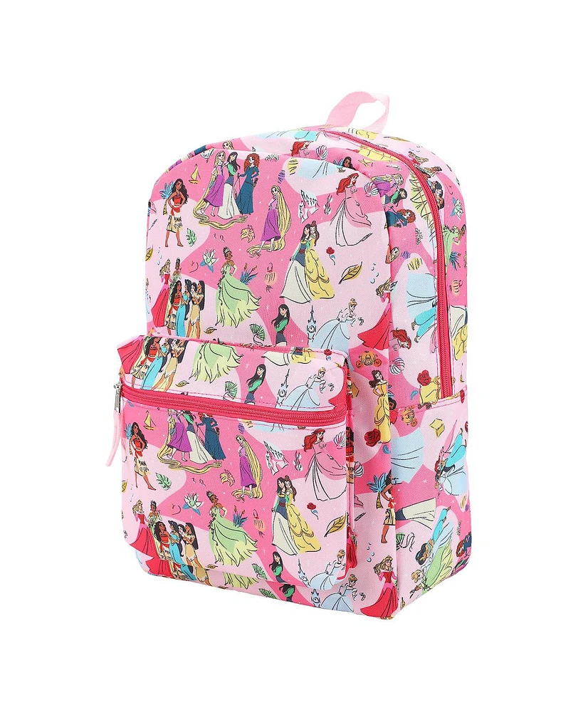 Disney Princesses 16” Heat Transfer Youth Backpack