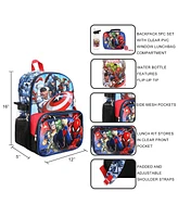 Marvel Multiverse 5-Piece Backpack & Lunchbox Set With Water Bottle