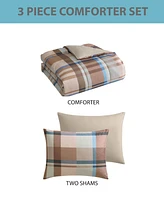 Hallmart Collectibles Harper Plaid 3-Pc. Comforter Sets, Exclusively at Macy's