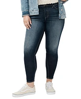 Silver Jeans Co. Plus Size Suki Mid-Rise Curvy-Fit Skinny Jeans