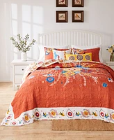 Greenland Home Fashions Topanga 3-Pc. Bedspread Set