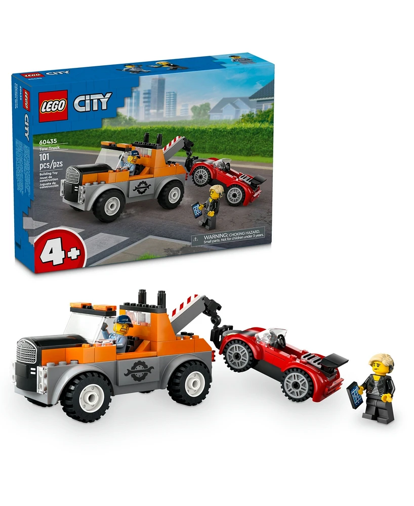 Lego City Tow Truck and Sports Car Repair Toy Playset 60435