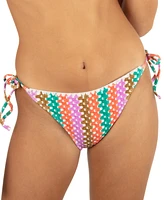 Hurley Juniors' Printed Crochet Bikini Bottoms