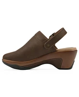 White Mountain Women's Viewable Slingback Clogs