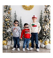 Sweet Wink Toddler Boys Retro Santa Christmas Sweatshirt