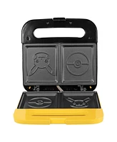 Uncanny Brands Pokemon Pikachu Sandwich Maker - Small Kitchen Appliance